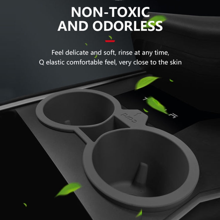 Silicone Cup Holder Stopper for Tesla Model 3/Y Central Control Storage