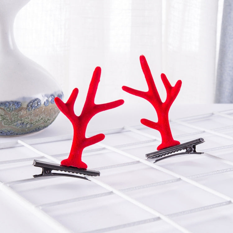 1pair Christmas Hair Accessories Cute Hairpins For Children