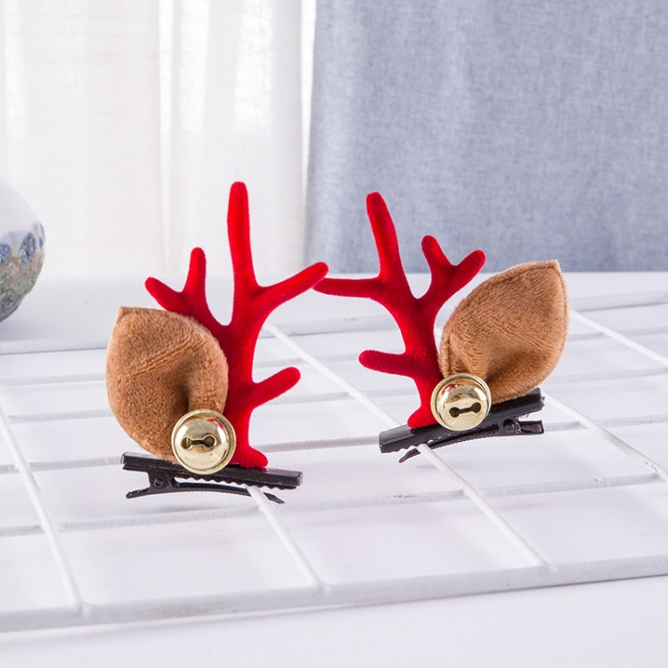 1pair Christmas Hair Accessories Cute Hairpins For Children