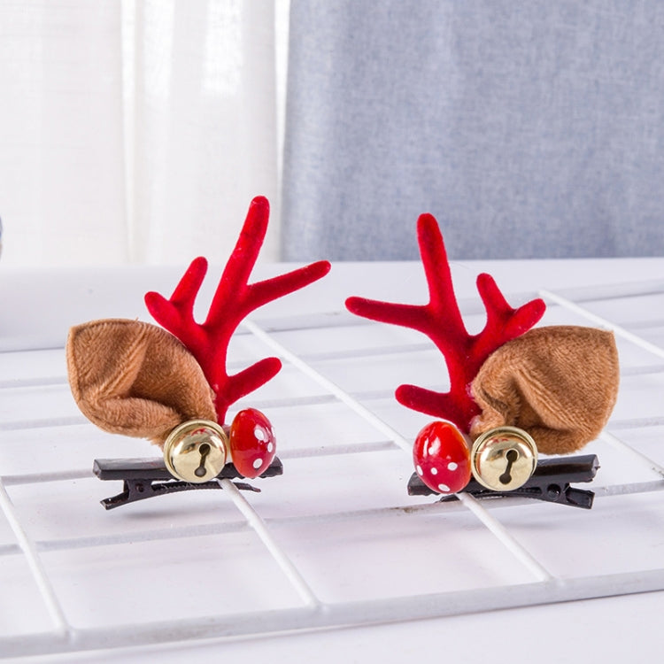 1pair Christmas Hair Accessories Cute Hairpins For Children