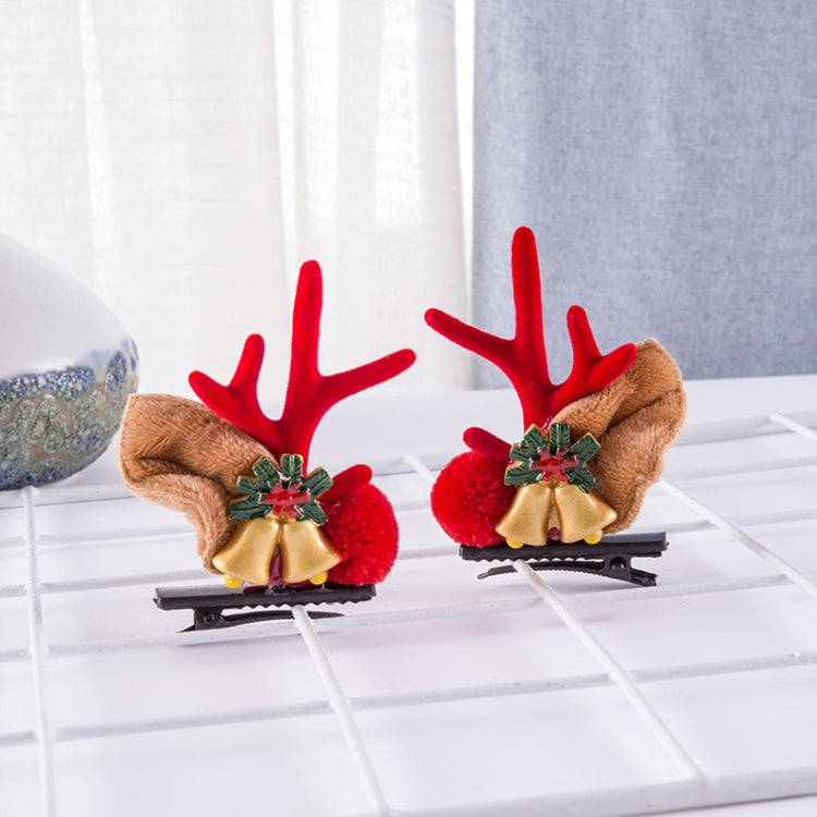 1pair Christmas Hair Accessories Cute Hairpins For Children