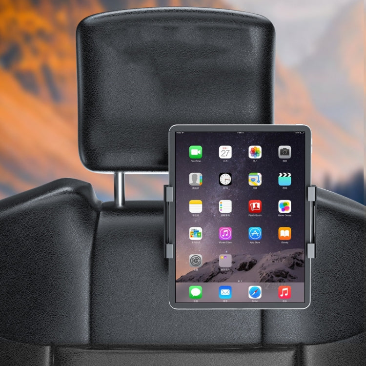 Car Rear Seat Folding Stretchable Headrest Tablet Bracket