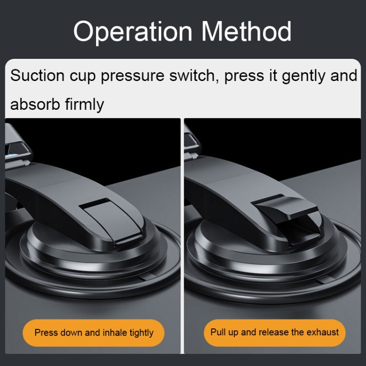 Car Suction Cup Dashboard Mobile Phone Holder with Sun Visor Folding Rotating Car Mount
