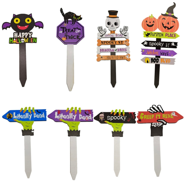 Halloween Yard Signs Outdoor Garden Decoration