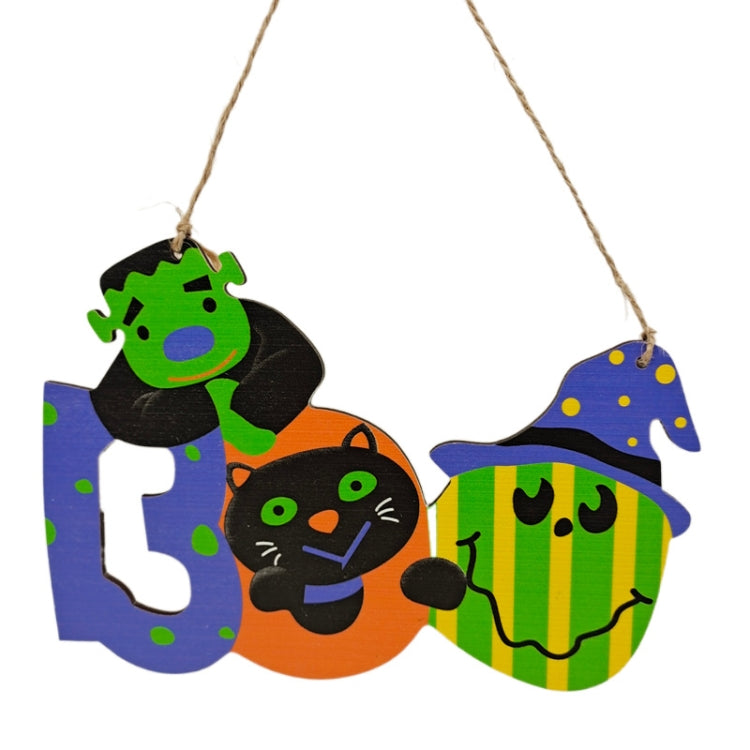 Halloween Decoration Pendants Holiday Scene Layout