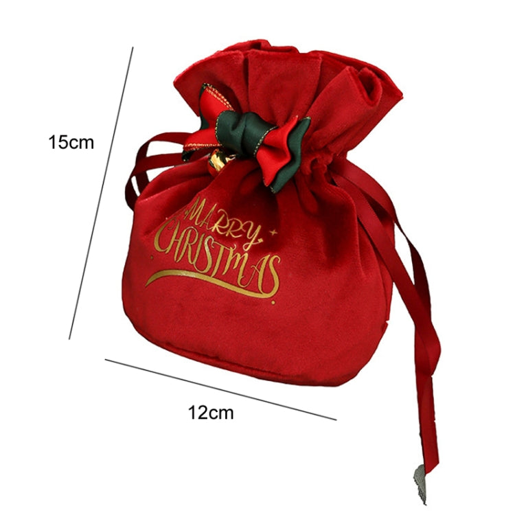Christmas Gift Bag Christmas Eve Velvet Candy Bundle Bag