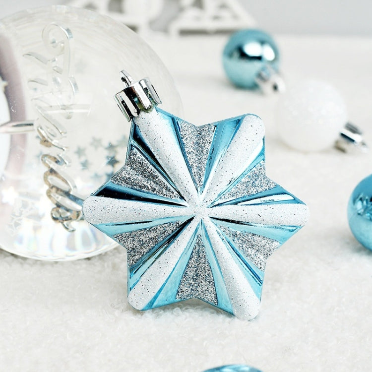 73pcs/Set Christmas Tree Decoration Pendant Painted Christmas Ball
