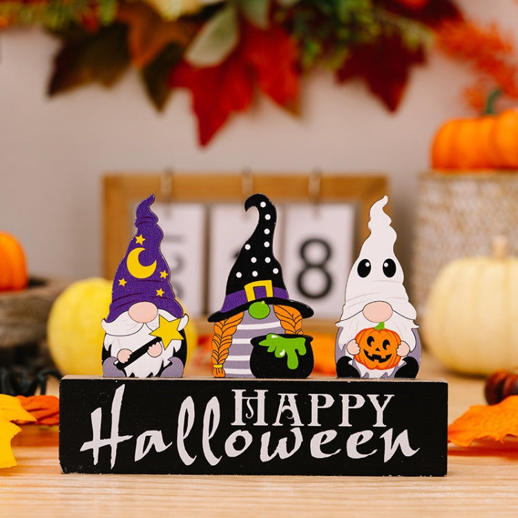 Wooden Letter Table Decoration Halloween Scene Decoration Props