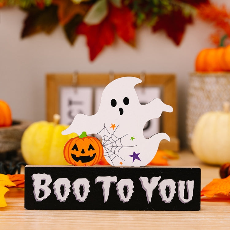 Wooden Letter Table Decoration Halloween Scene Decoration Props