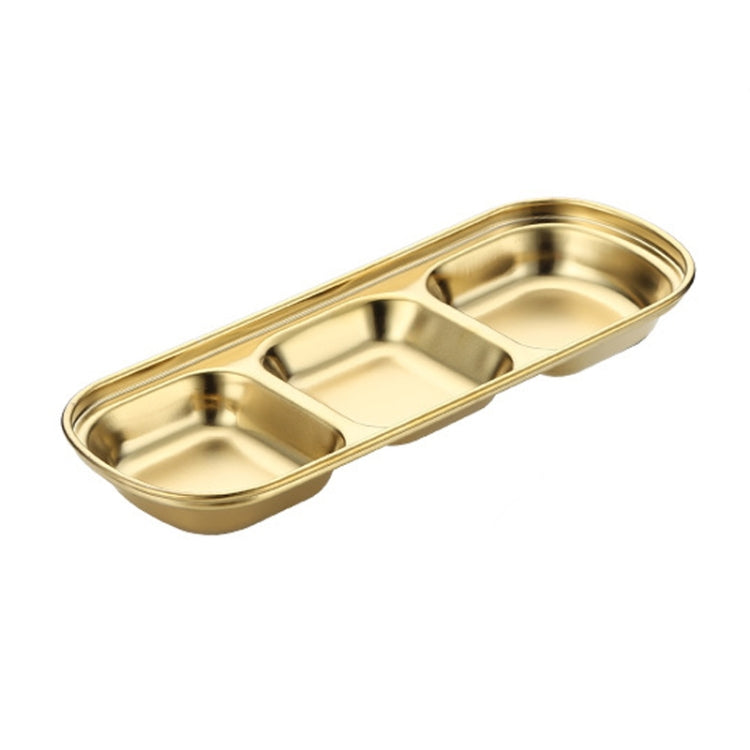 Stainless Steel Square Sauce Dish Hotpot Seasoning Disc Barbecue Tableware