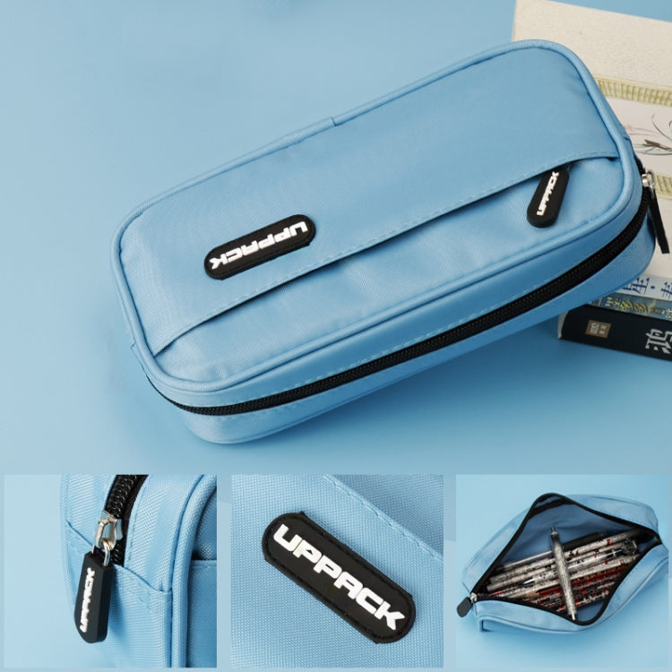 UPPACK Large Capacity Canvas Waterproof Pencil Case Student Stationery Bag
