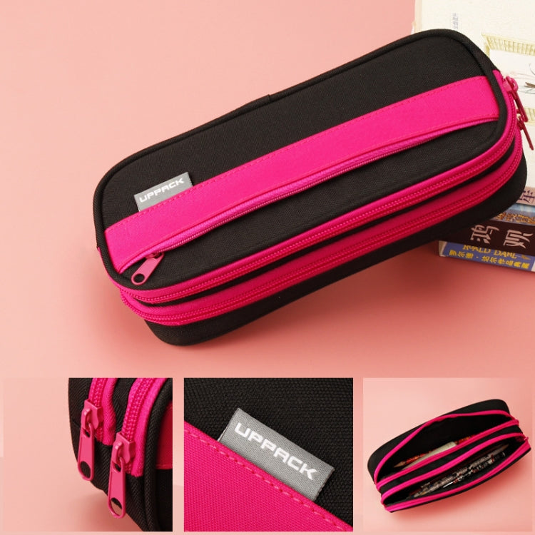 UPPACK Large Capacity Canvas Waterproof Pencil Case Student Stationery Bag
