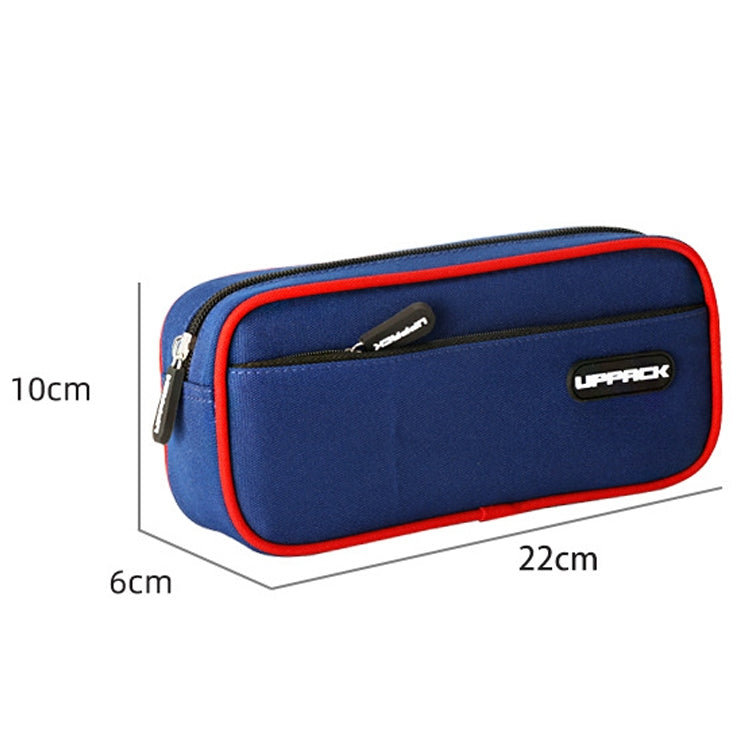 UPPACK Large Capacity Canvas Waterproof Pencil Case Student Stationery Bag