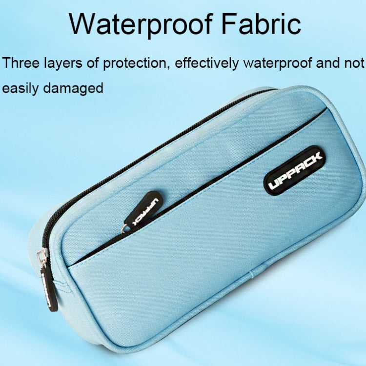 UPPACK Large Capacity Canvas Waterproof Pencil Case Student Stationery Bag