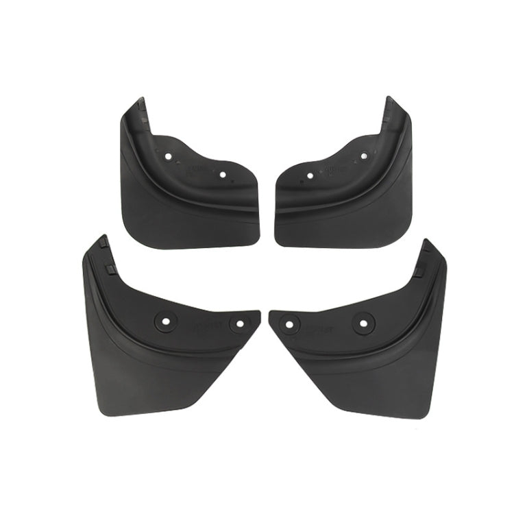 4pcs /Set Splash Guards Matte Fender No Drilling Required Upgraded PP Material, For Tesla Model Y, For Tesla Model 3