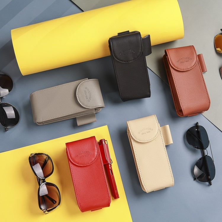 Car Glasses Clip Sun Visor Installation Sundry Storage Bag