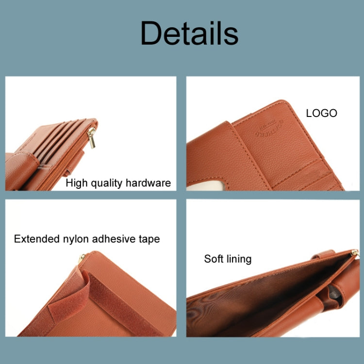 Car Tissue Box Multifunctional Hanging Sun Visor Glasses Card Holder