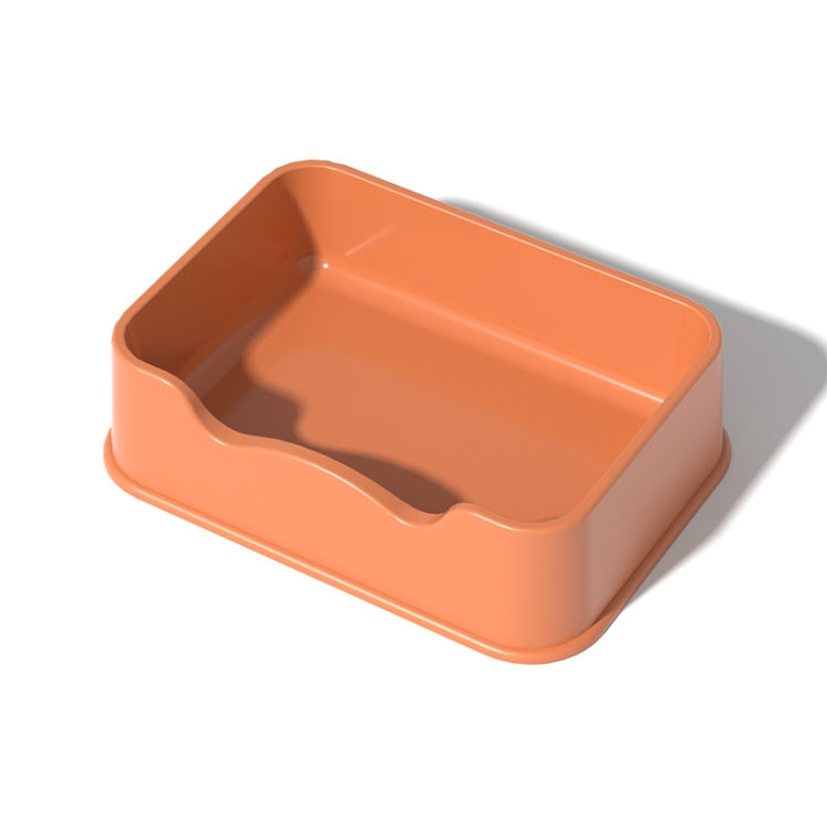 Open Litter Pan Large Capacity Plastic Pet Kennel