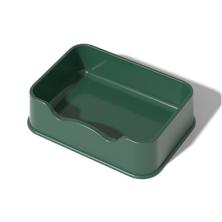 Open Litter Pan Large Capacity Plastic Pet Kennel