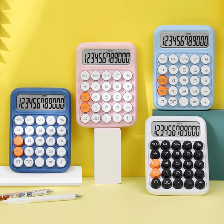 12-digit Mechanical Keyboard Calculator Office Student Exam Calculator Display