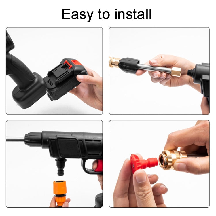 HILDA 21V High Pressure Water Torch Lithium Car Washer Plastic Package