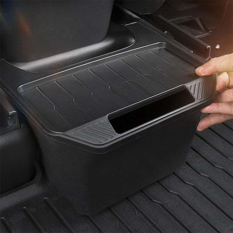 For Tesla Model Y Garbage Can Bin Accessories Rear Center Console Storage Box Organizer