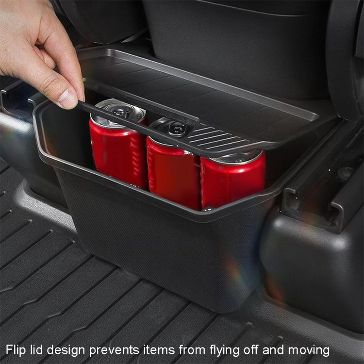 For Tesla Model Y Garbage Can Bin Accessories Rear Center Console Storage Box Organizer