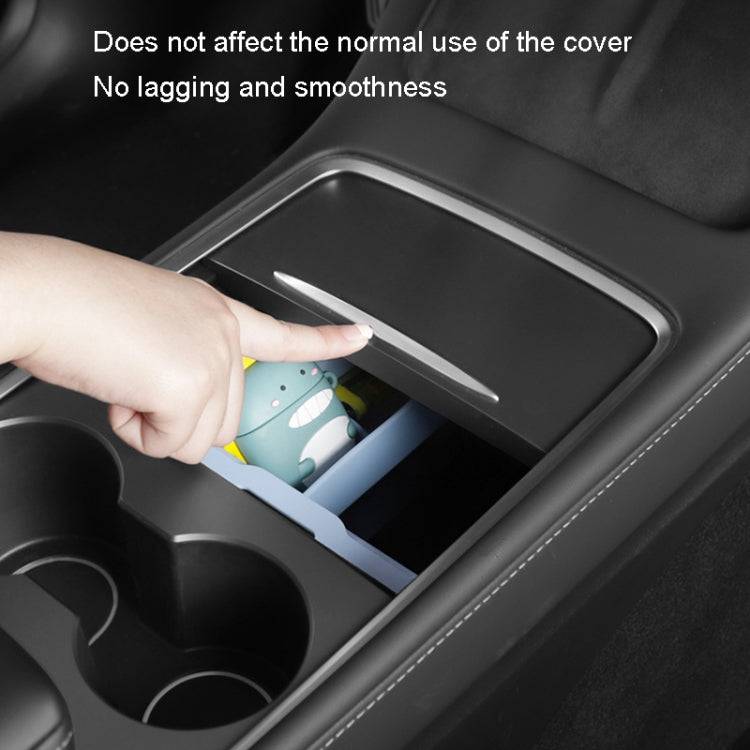 For Tesla Model 3 / Y Silicone Double Layer Storage Small Ice Box