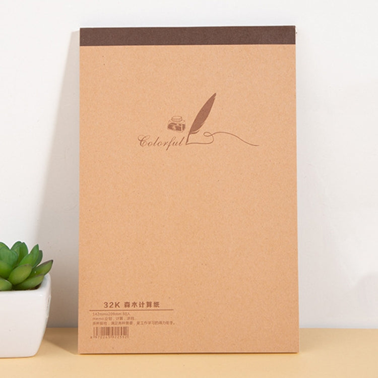Blank Kraft Sketchbook Doodle Notebook