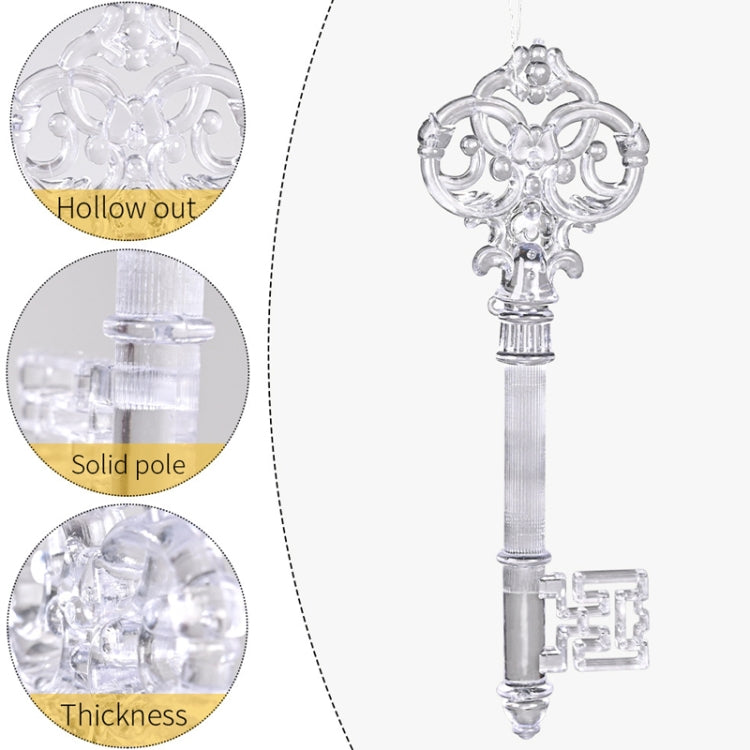 Christmas Acrylic Transparent Pendants Christmas Tree Decorations