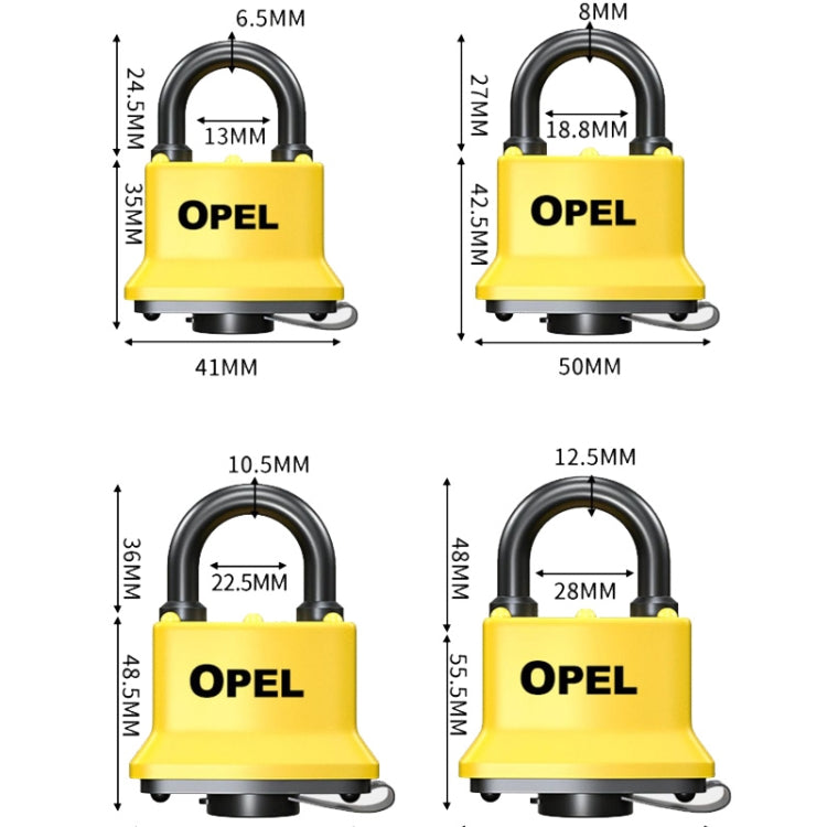Copper Waterproof Padlock Anti-Theft Locker Lock