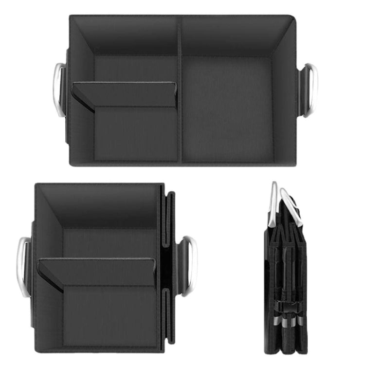 Car Trunk Storage Box Oxford Cloth Folding Organizer With Reflective Strips
