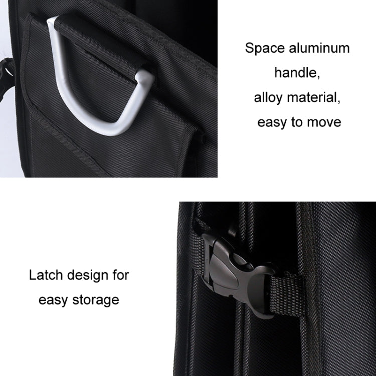 Car Trunk Storage Box Oxford Cloth Folding Organizer With Reflective Strips