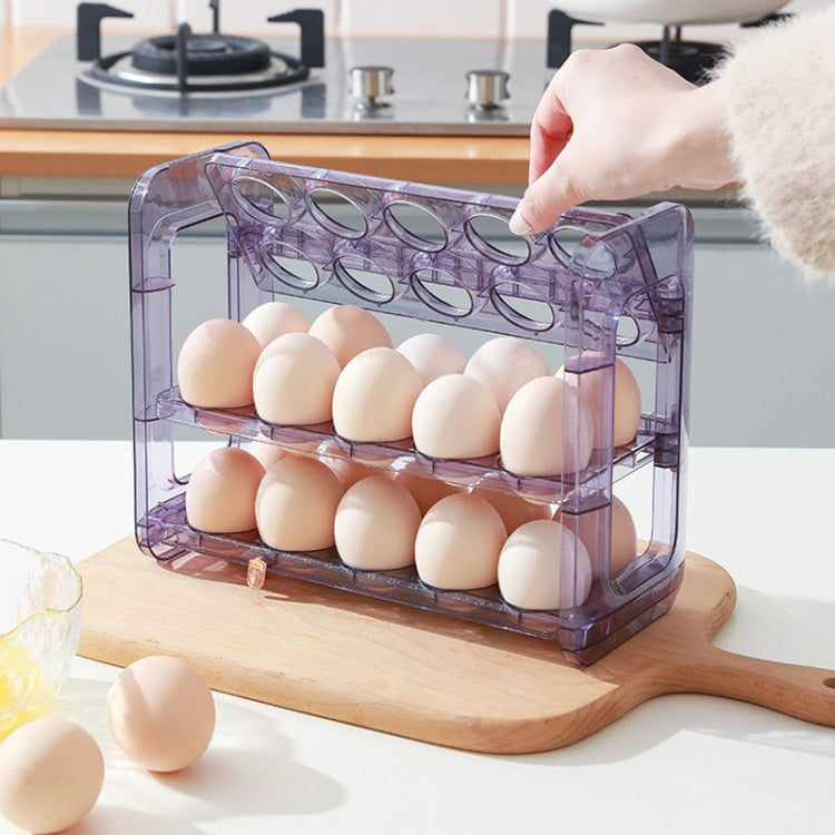 Refrigerator Flip-Type Eggs Storage Rack Egg Fresh-keeping Box