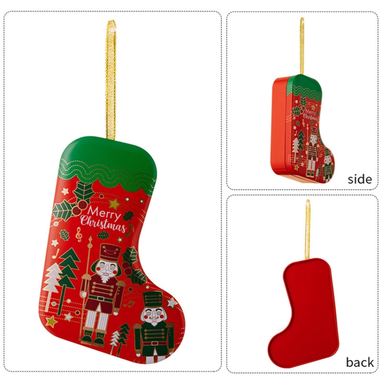 Christmas Tree Decoration Pendants Christmas Stock Shaped Tinplate Gift Box