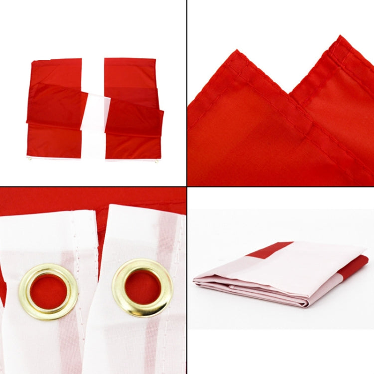 90 x 150cm Danish Flag No. 4 Polyester Flag