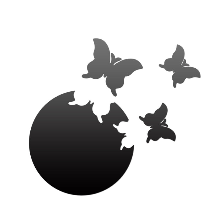 4pcs /Set DIY Acrylic Butterfly Mirror Waterproof Wall Stickers Dining Room Bedroom Decoration