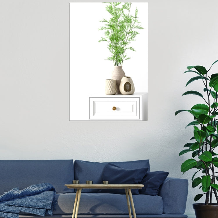 4-Piece Self-Adhesive Acrylic Mirror Wall Stickers in Right Angle Design