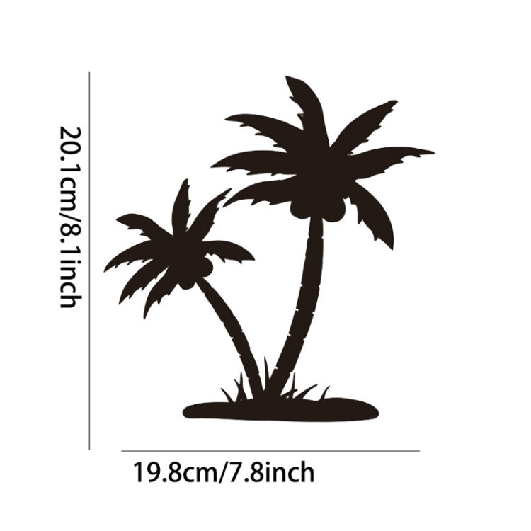 Acrylic Coconut Tree Mirror Stereo Wall Stickers Home Decoration Soft Mirror