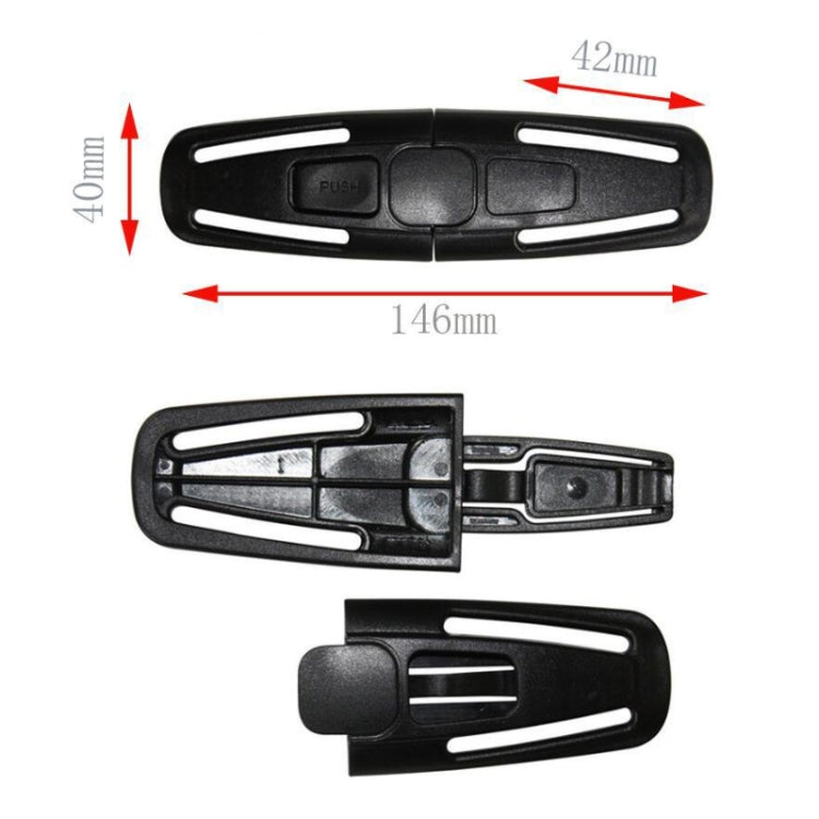 Child Safety Seat Belt 5-point Chest Buckle Adjustment Lock