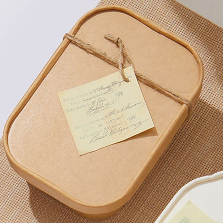 10pcs Disposable Rectangle Paper Bowl Lid Fast Food Packaging Box Cover
