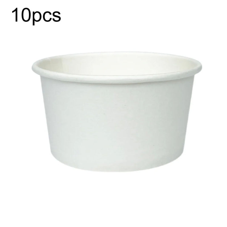 Disposable Single PE Laminated Paper Bowl Round Soup Bowl Packed Fast Food Boxes