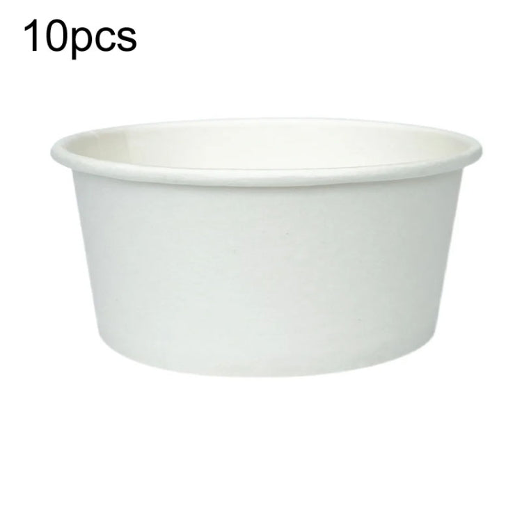 Disposable Single PE Laminated Paper Bowl Round Soup Bowl Packed Fast Food Boxes
