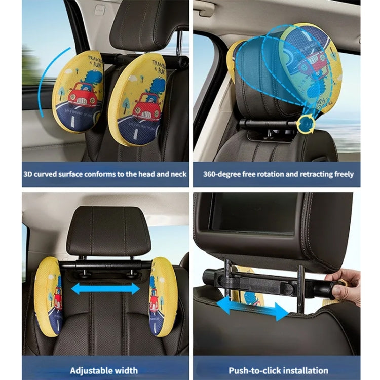 Car Memory Foam Pillow Children Sleeping Neck Pillow