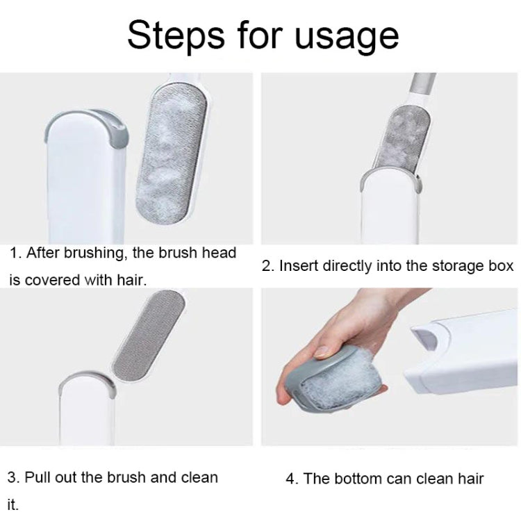 Clothes Sofa Dust Remover Household No-wash Double-sided Electrostatic Hair Removal Brush
