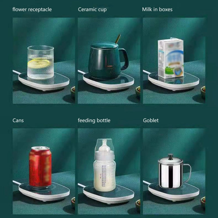 Constant Temperature Heating Coaster Intelligent Thermal Insulation Heating Base, CN Plug