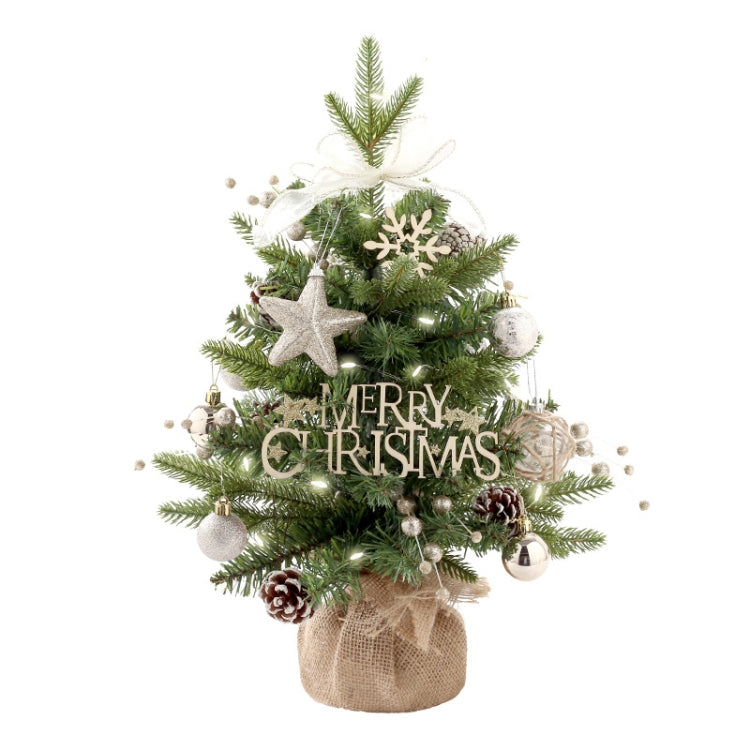 50cm LED Rotating Music Box Desktop Mini Christmas Tree Christmas Decorative Ornaments