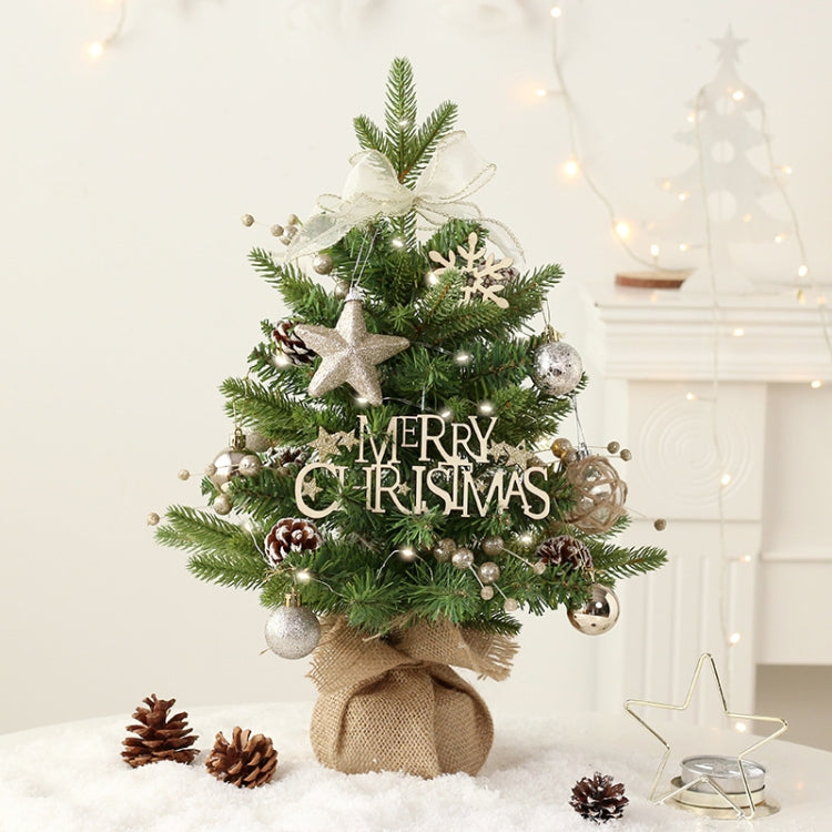 50cm LED Rotating Music Box Desktop Mini Christmas Tree Christmas Decorative Ornaments