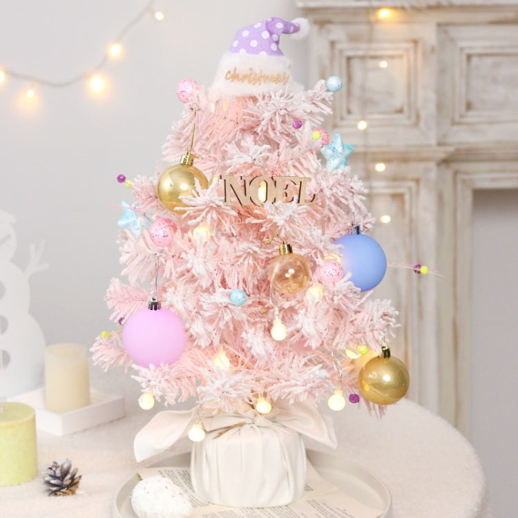 50cm LED Rotating Music Box Desktop Mini Christmas Tree Christmas Decorative Ornaments