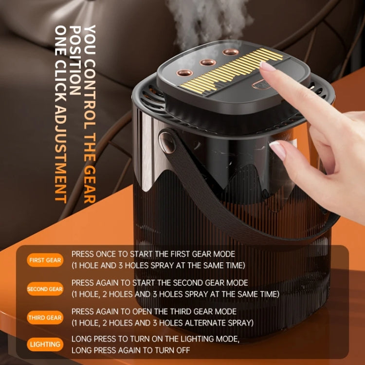 3L Smart Spray Humidifier Three-hole Spray With Night Light
